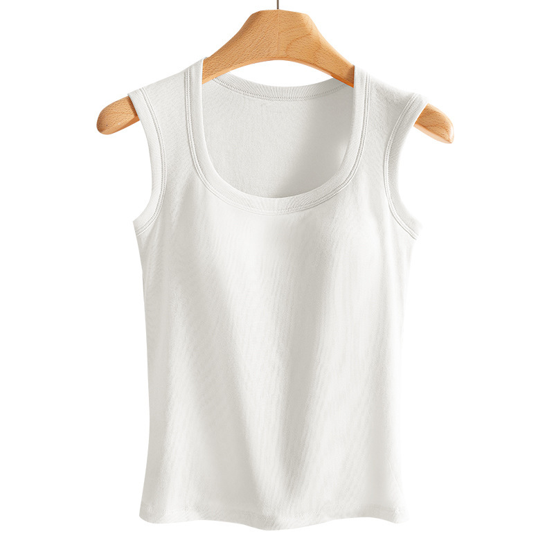 [가슴 패드 포함] 화이트