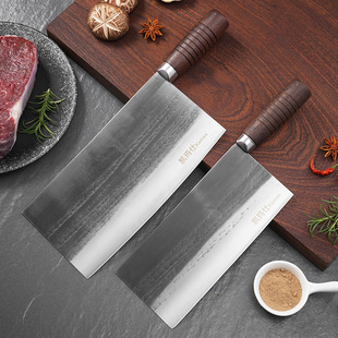 Purely Hand-Forged Slicing Knife for Home Merchants and Chefs, Special Kitchen Knife for Meat Cleaver, Sharp, Long-Lasting, Durable and Super Fast