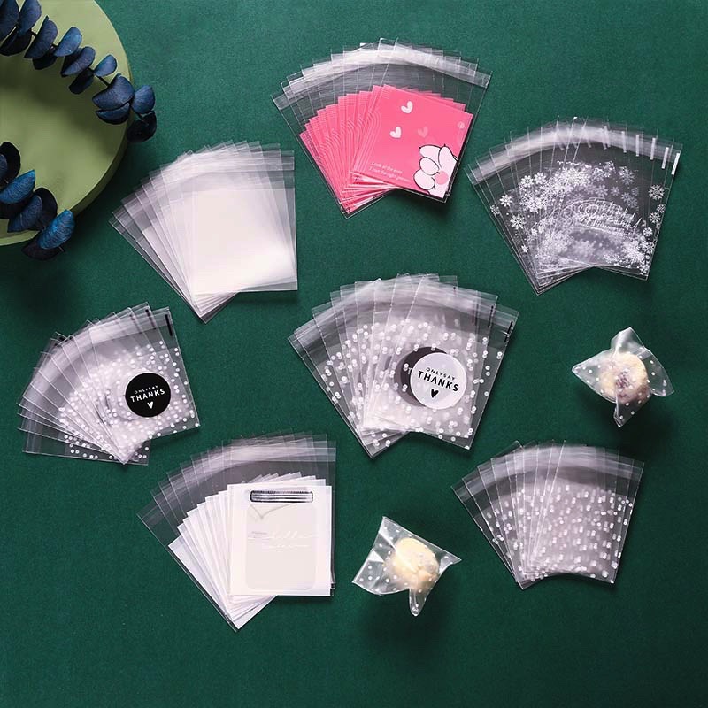 7*7+3烘焙包装袋雪花酥奶枣自黏袋糖果牛轧糖曲奇自粘袋手工皂袋