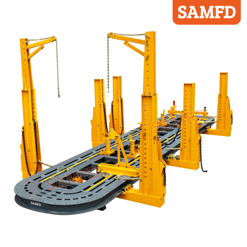 SAMFD camión de carga grande remolque corrección de vigas corrector cuerpo chapa plástica equipo de reparación de automóviles