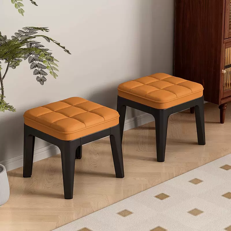 矮凳客厅软垫可叠放换鞋凳加厚儿童椅子脚凳家用小板凳茶几小凳子