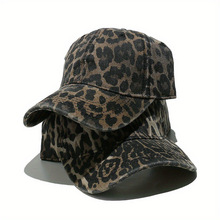 X 37210 Leopard Print Baseball Cap ����ӡ��Ѽ��ñ�羳��
