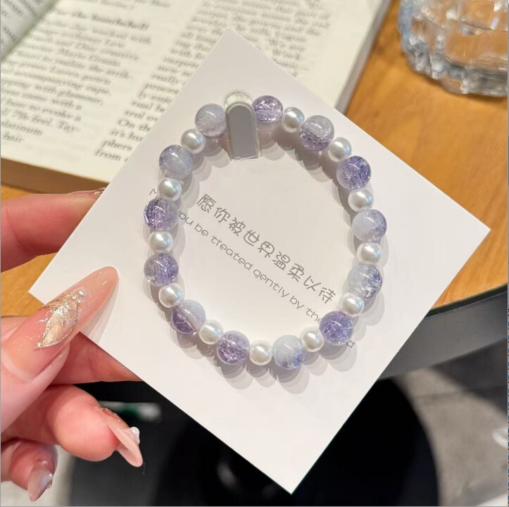熱い販売の新しい中国風の二層ブレスレット、新鮮で芸術的でシンプルな親友カップルブレスレット、男性と女性のブレスレット|undefined