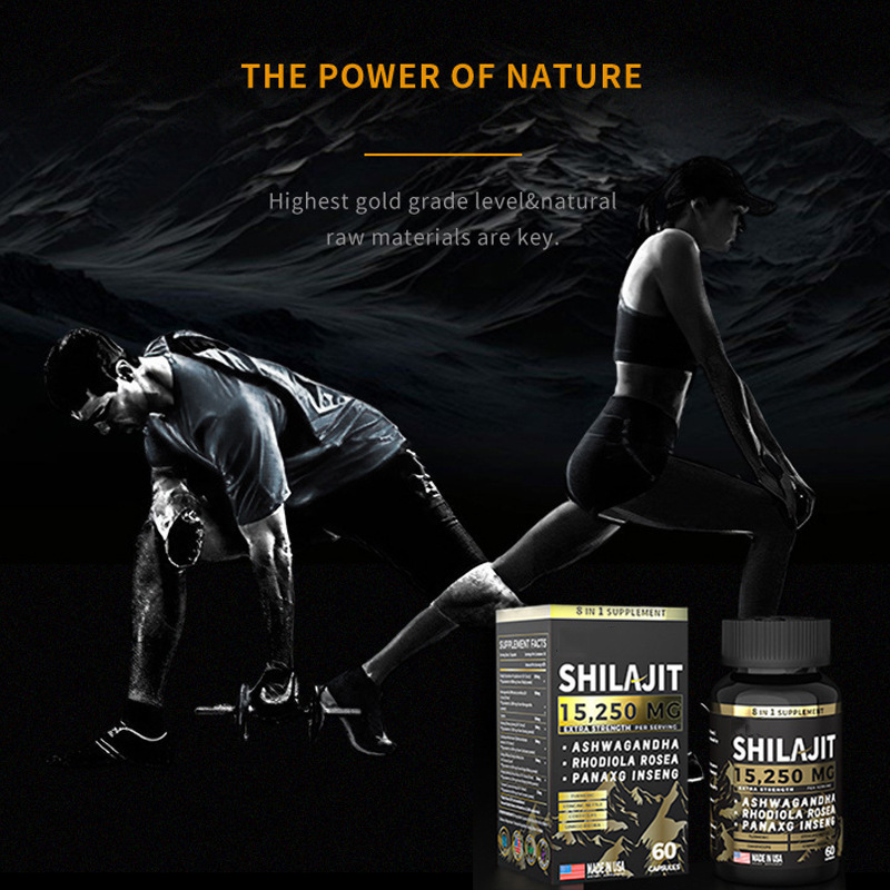 卸売スポットホット販売クロスボーダーシラジットカプセル Shilajit Capsules 樹脂カプセルメーカー o em|undefined