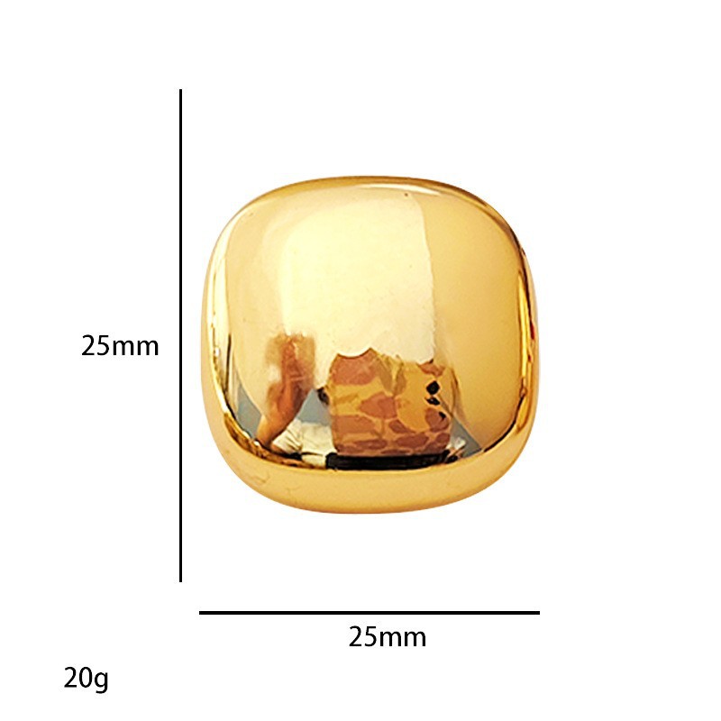 15g Weight Alloy Ear Needle Material Ear Studs Classification 1 Pair Quantity Holiday, Banquet, Selfie Occasion Alloy Material Water Droplets Pattern All Seasons Season Women's Gender Plating Design Casual, Elegant, Lady Style 1 Pair Casual Elegant Lady Water Droplets Plating Alloy Ear Studs 9