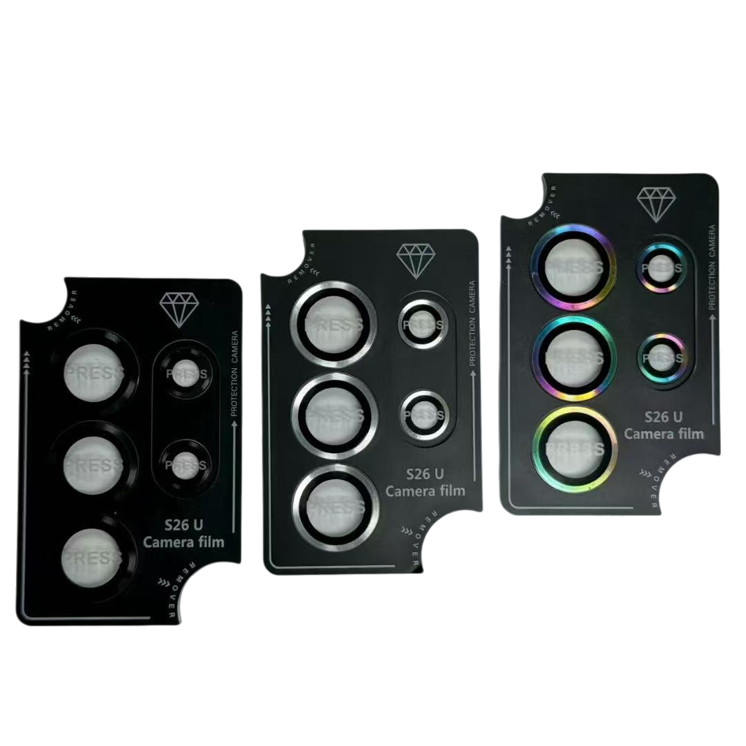 Aplicable a Samsung S26 película de cámara de teléfono celular CD metal ojo de halcón S24 posicionamiento segundo pasador s25 película de lente ultra
