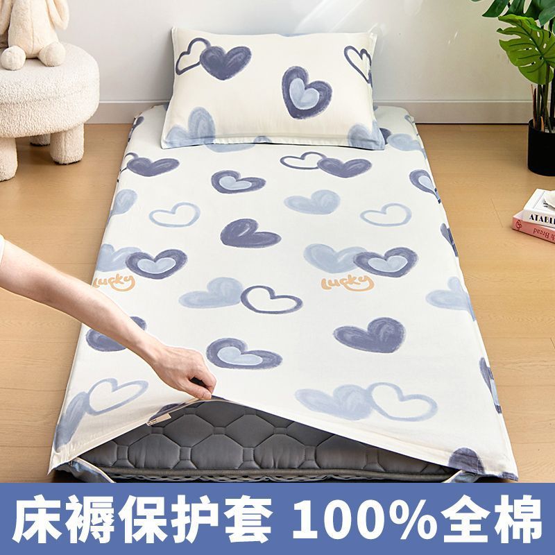 dormitorio de estudiantes algodón colchón cubierta de colchón