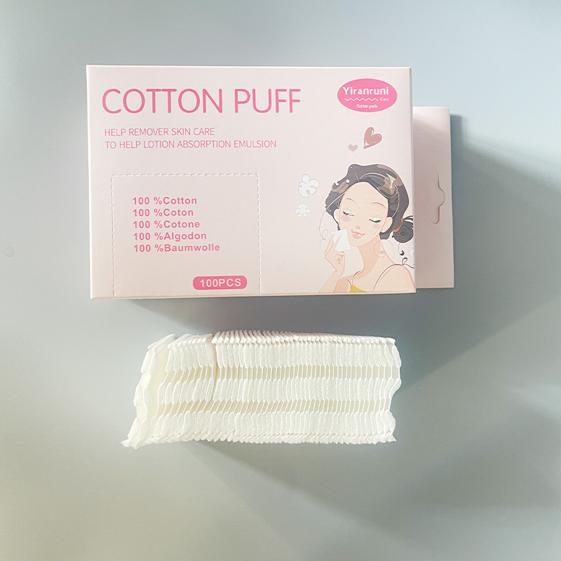 Suministro de limpieza fuerte, suave y absorbente, sin pelusas, suave y cómodo, sin estimulación, removedor de maquillaje desechable de doble efecto