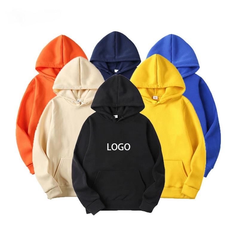 Cross-Border Export Men's Sweatshirt Autumn and Winter Velvet Thickened Hoodie Men's Sports Casual Men's Trendy Sweatshirt