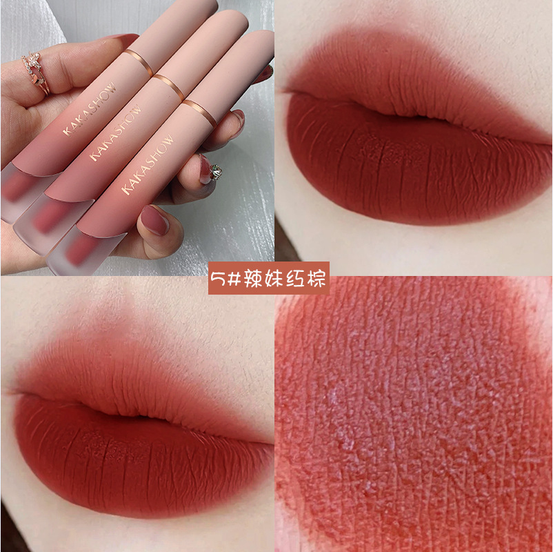 5#Горячая девушка красная коричневая