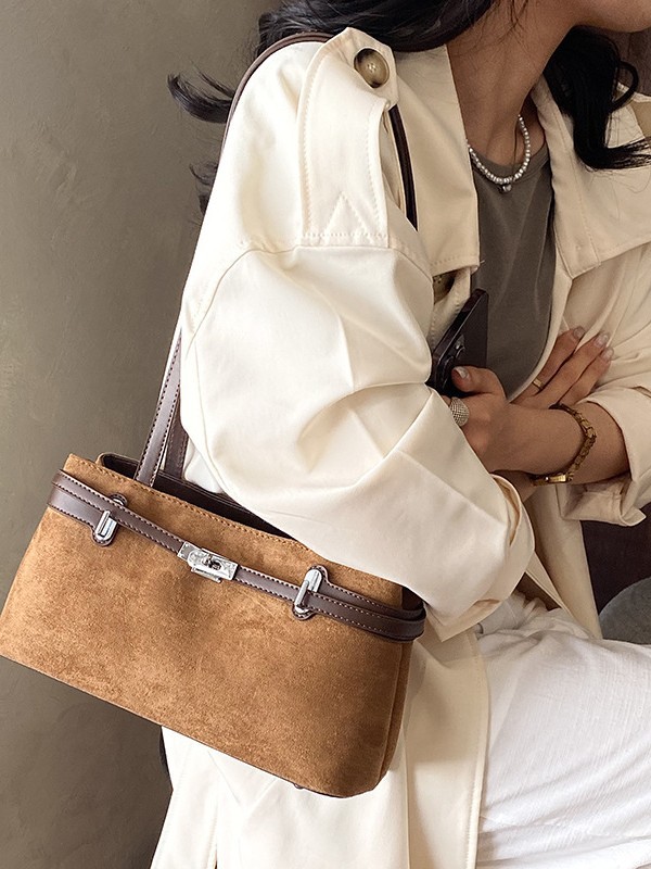Qadın üçün böyük tutumlu çiyin çantası, vintage tote model