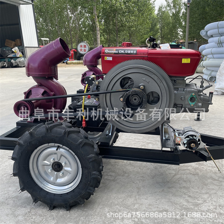 防汛排涝柴油自吸泵 农田灌溉喷灌泵 大流量防汛排涝12寸抽水泵