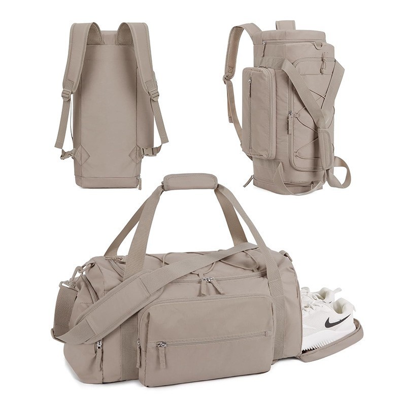 Nueva bolsa de fitness de Amazon, bolsa de equipaje de viaje, bolsa mojada con zapatos, bolsa portátil, mochila de equipaje de viaje impermeable