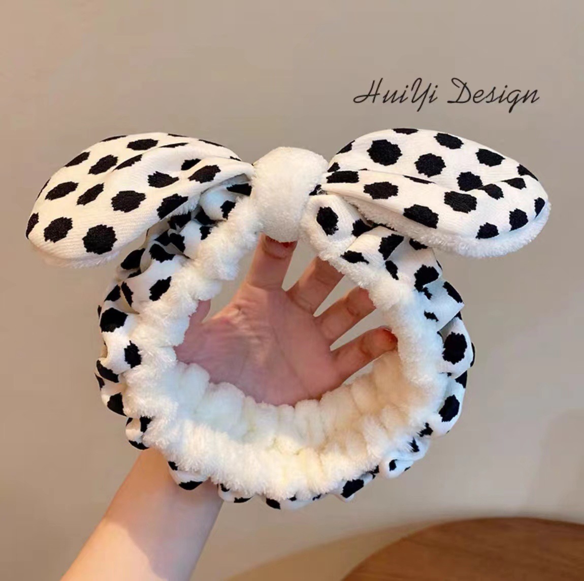 Lavado de la cara banda de pelo de moda femenina Coreana Red diadema roja estudiante dulce Linda máscara de maquillaje banda de pelo horquilla