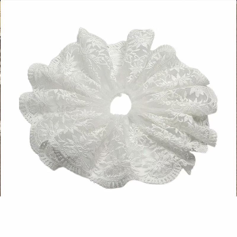 Scrunchie in pizzo stile principessa coreana per capelli_voghion.com