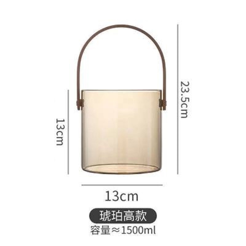 Cesta de fruta de lujo ligero plato de fruta de vidrio portátil sala de estar ensalada de dulces tazón plato de merienda hogar neto cubo de vino de fruta roja