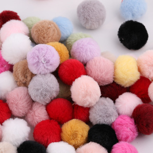 30mm��ɫ����ëë�q����Ƥ���DIY܇耳׿۰����b���Ʒ