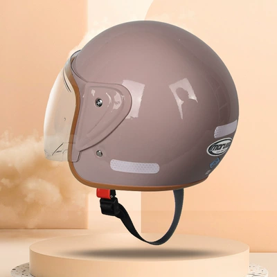 car half helmet, Motosiklet kaskı (dəbilqə) - french-powder