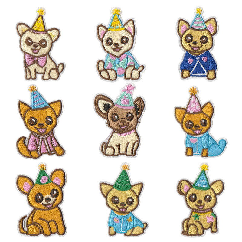 电脑绣花可爱卡通动物刺绣布贴羽绒服补丁贴批发DIY衣服 辅料贴布