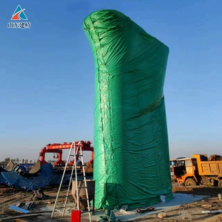 旋转式墩身喷淋养护 桥墩智能喷淋 冬季保温加棉桥墩罩
