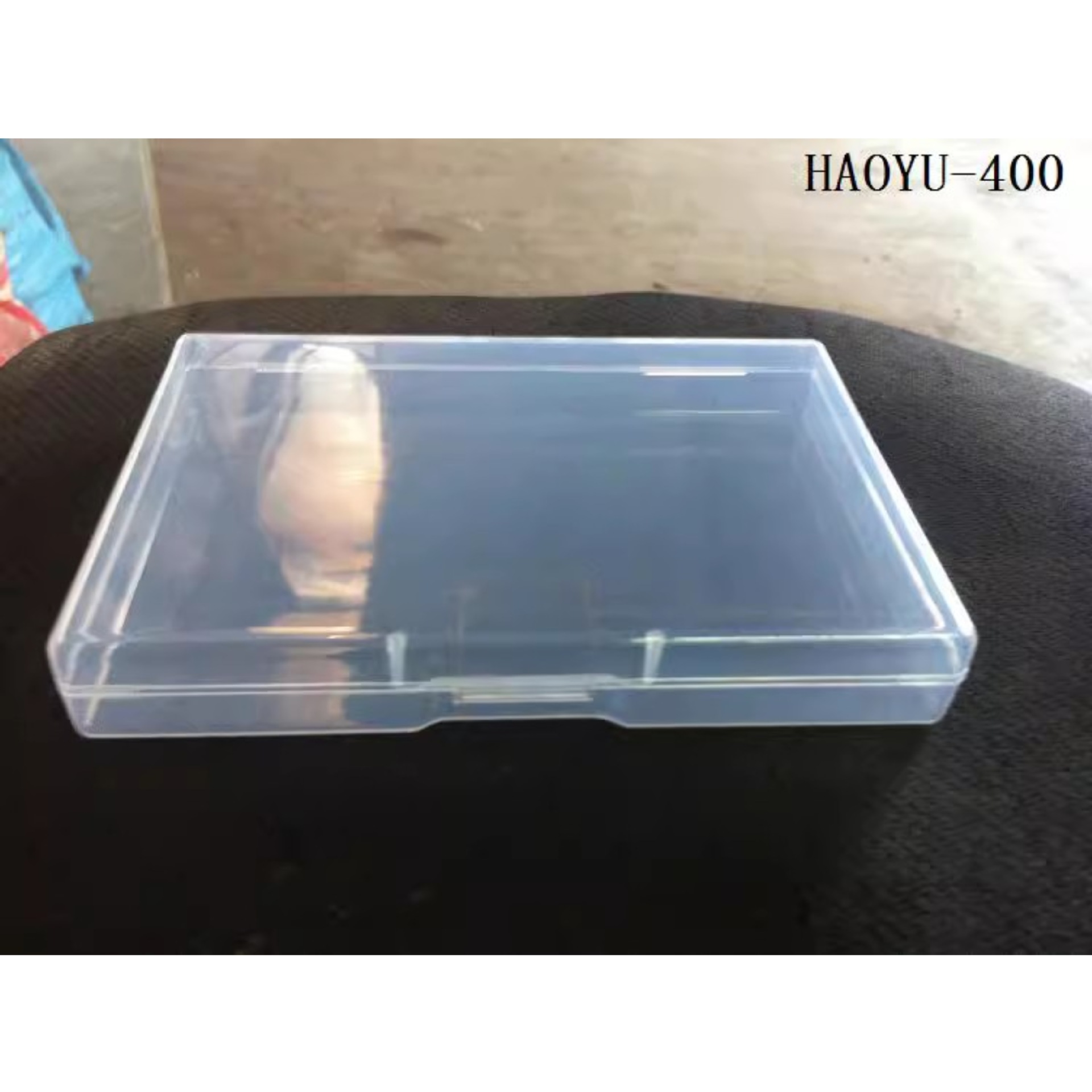 Flip transparente PP caja de embalaje de plástico accesorios piezas caja de almacenamiento caja de la medicina cara caja de polvo de lavado caja de joyería