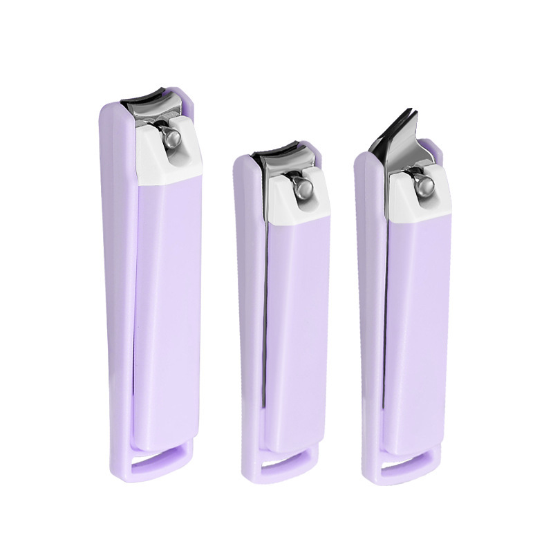 Resistente a salpicaduras lindos pinzas de uñas conjunto zanja con un solo gran al por mayor pinzas de dibujos animados cuchillo de uñas cortador de uñas piel muerta