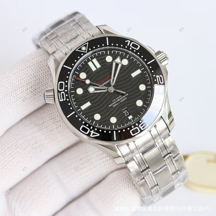 Factory Direct Sales Haima 300 Men's Automatic Mechanical Watch Steel Belt Luminous or Men's Watch Sports Diving Watch Wholesale