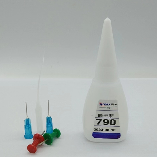 厂家直790强力瞬干胶 软性塑胶材质快速粘接 环保 无白化