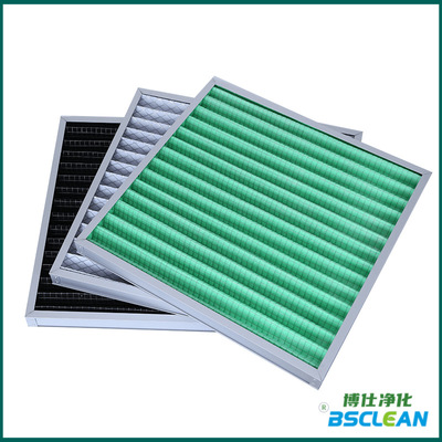 定制初效過濾器中央空調淨化風櫃機組粗效過濾網G3G4效率折疊式