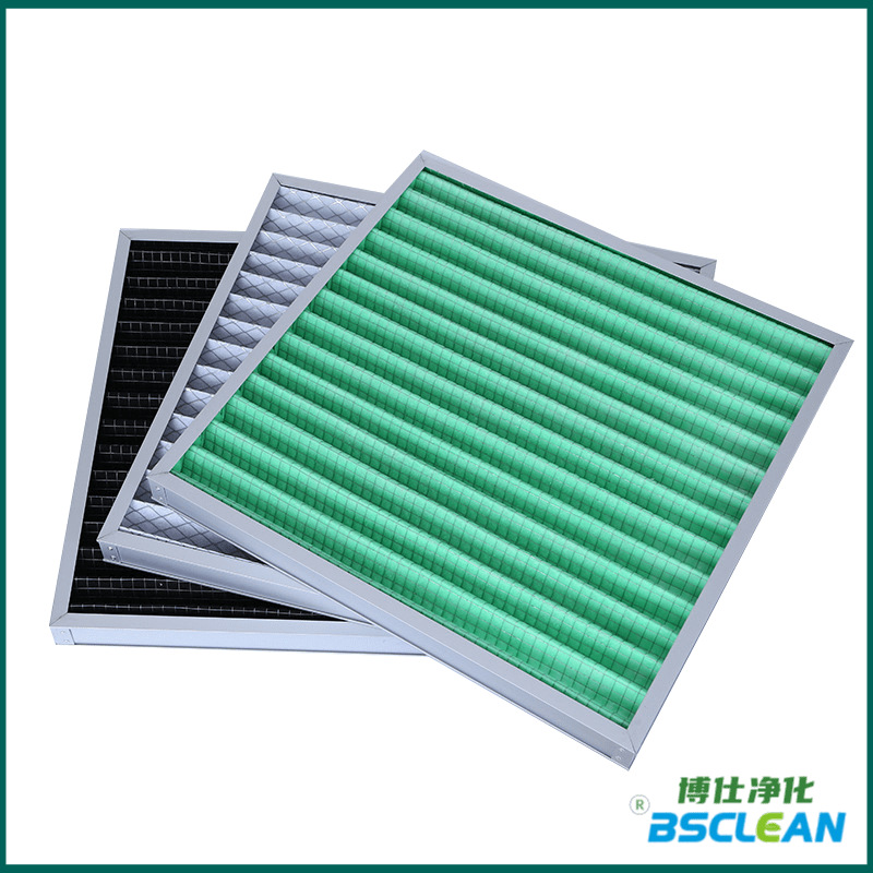 定制初效過濾器中央空調淨化風櫃機組粗效過濾網G3G4效率折疊式