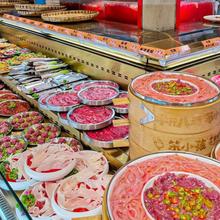 笨小孩火锅全套餐具半斤八两蒸笼铝锅铝瓢毛肚肥牛盘鸭肠牛肉拼盘