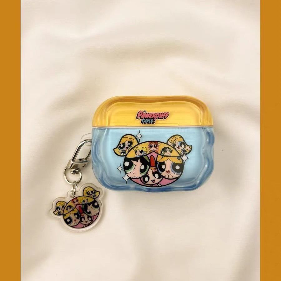 Cartoon Flying Sky Girl Police Airpod ProPro2 Gen3 Bluetooth Case Apple 4 Gen5 Case auriculares