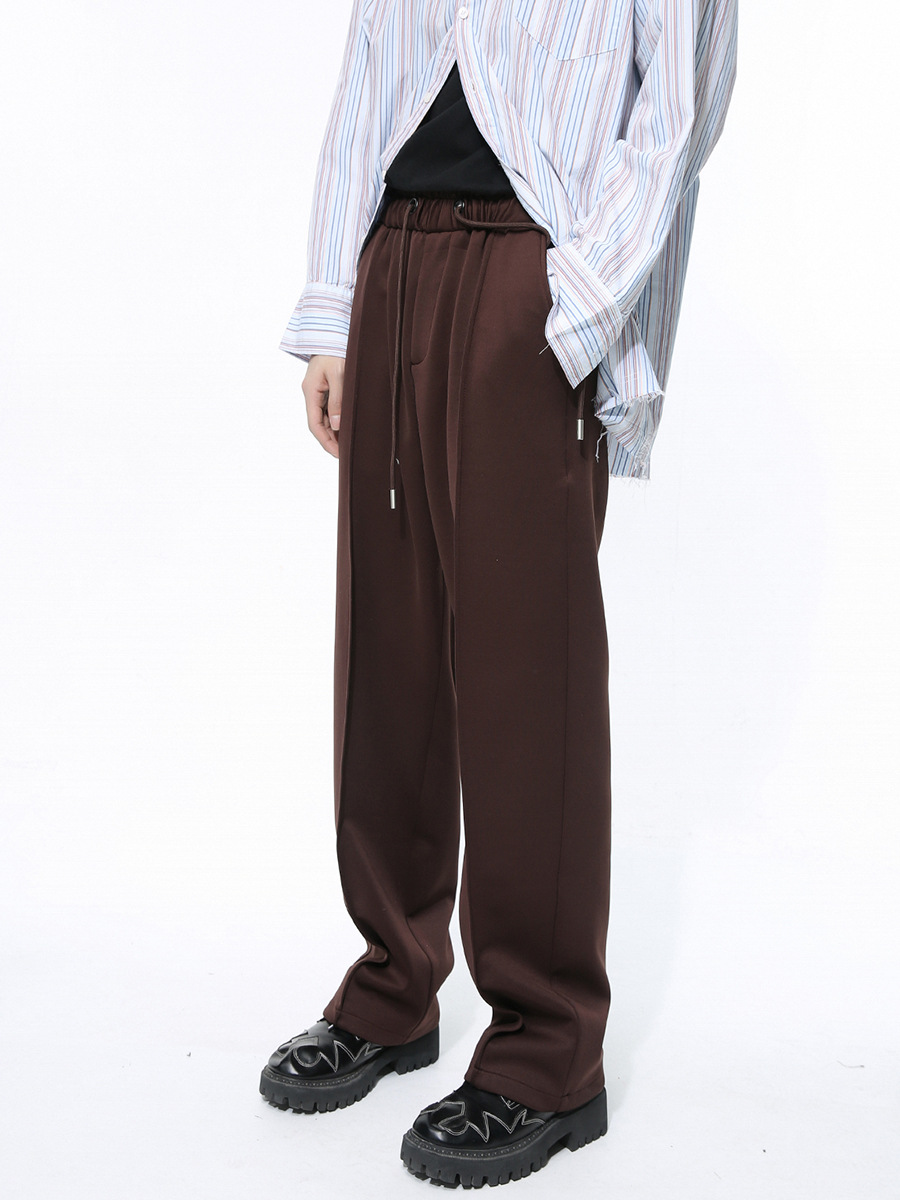 Mtlclothes ropa de Hombre | 2024 primavera nuevo cordón deportes elástico cintura recta suelta casual sweatpants moda