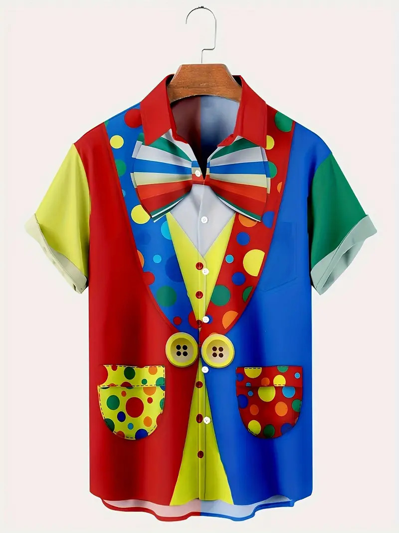 2024 verano nuevo estilo personalidad moda casual todo fósforo fresco y guapo letras camisa de manga corta a rayas MB1