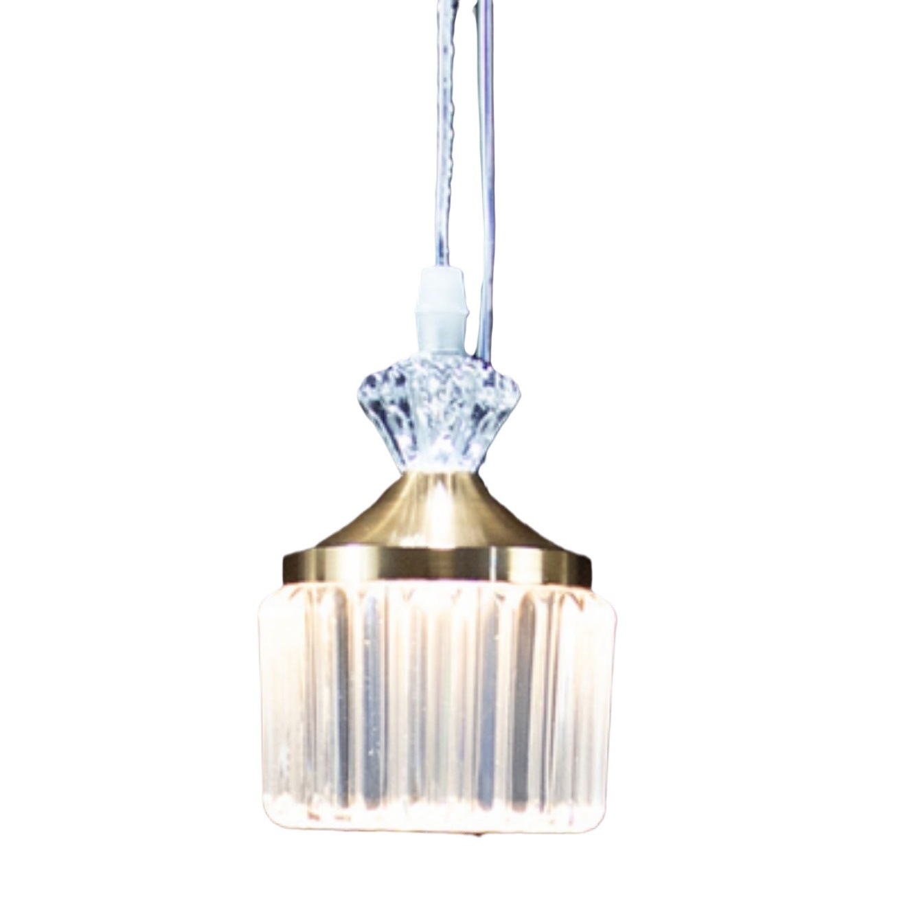 Cabecera de cama colgante pasillo bar morada cafetería bar lámpara de vidrio led luz cálida atmósfera lámpara led luz interior