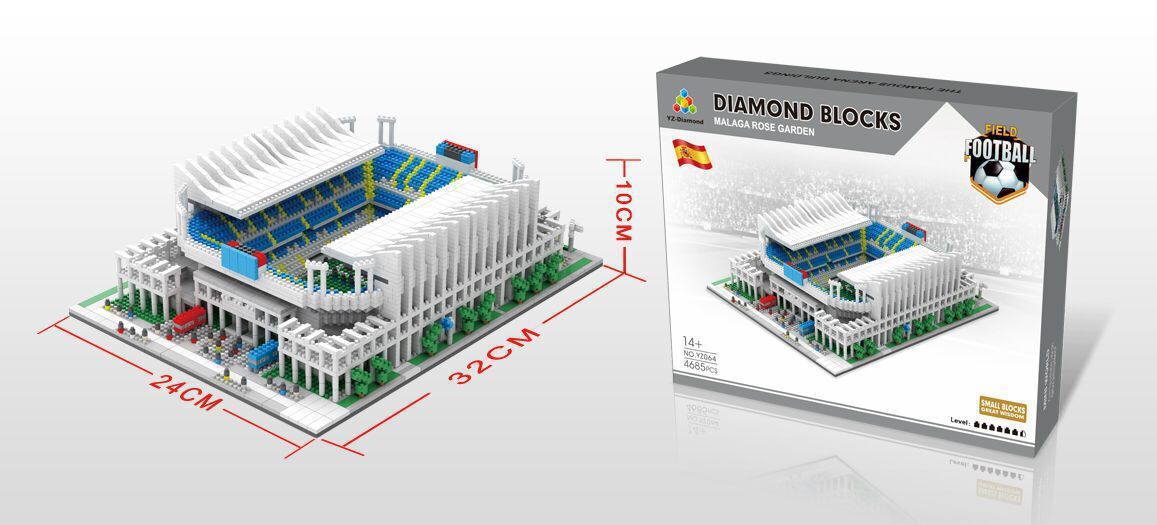 YZ064-65 Portugal estadio o el Real Madrid pequeñas partículas ensambladas bloques modelo Niños regalo