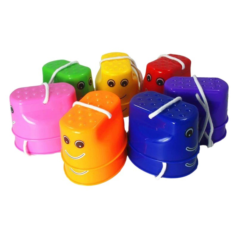 Ходули для детского сада игрушки Детские смайликовые ходули утолщенные ходули Спорт на открытом воздухе тренировочное оборудование для ощущения баланса