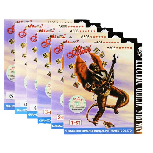 Alice electric guitar strings A506 electric guitar strings electric guitar special 1 string 2 strings 3456 full set of loose strings