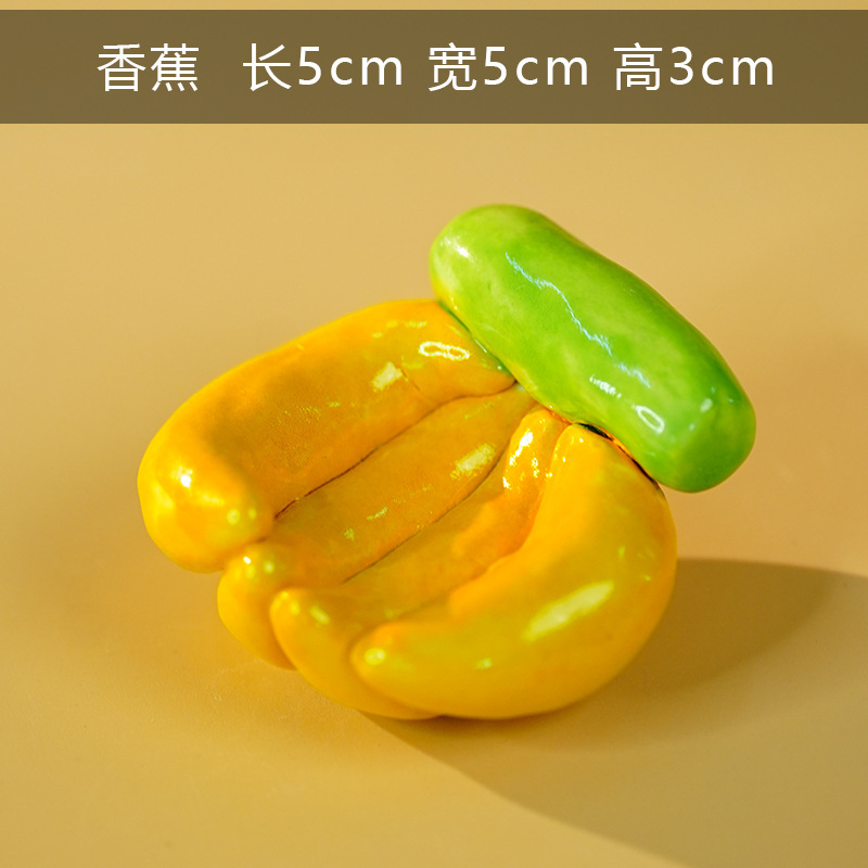 手作りの文化的で創造的な景徳鎮セラミックフルーツ装飾品デスクトップかわいい装飾品屋台小物卸売カスタマイズ|undefined