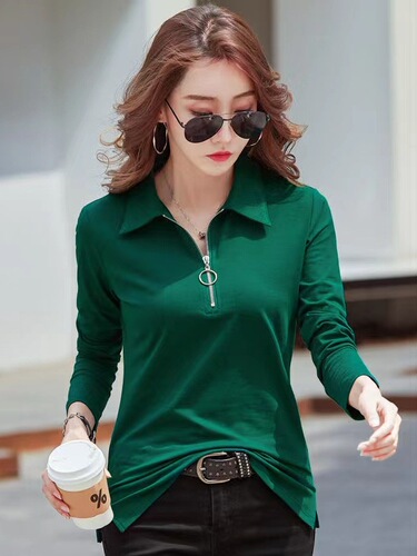 Women's Spring and Autumn New Style Long-Sleeve Collar Shirt Professional Outwear Autumn Top Outerwear Base Shirt Top