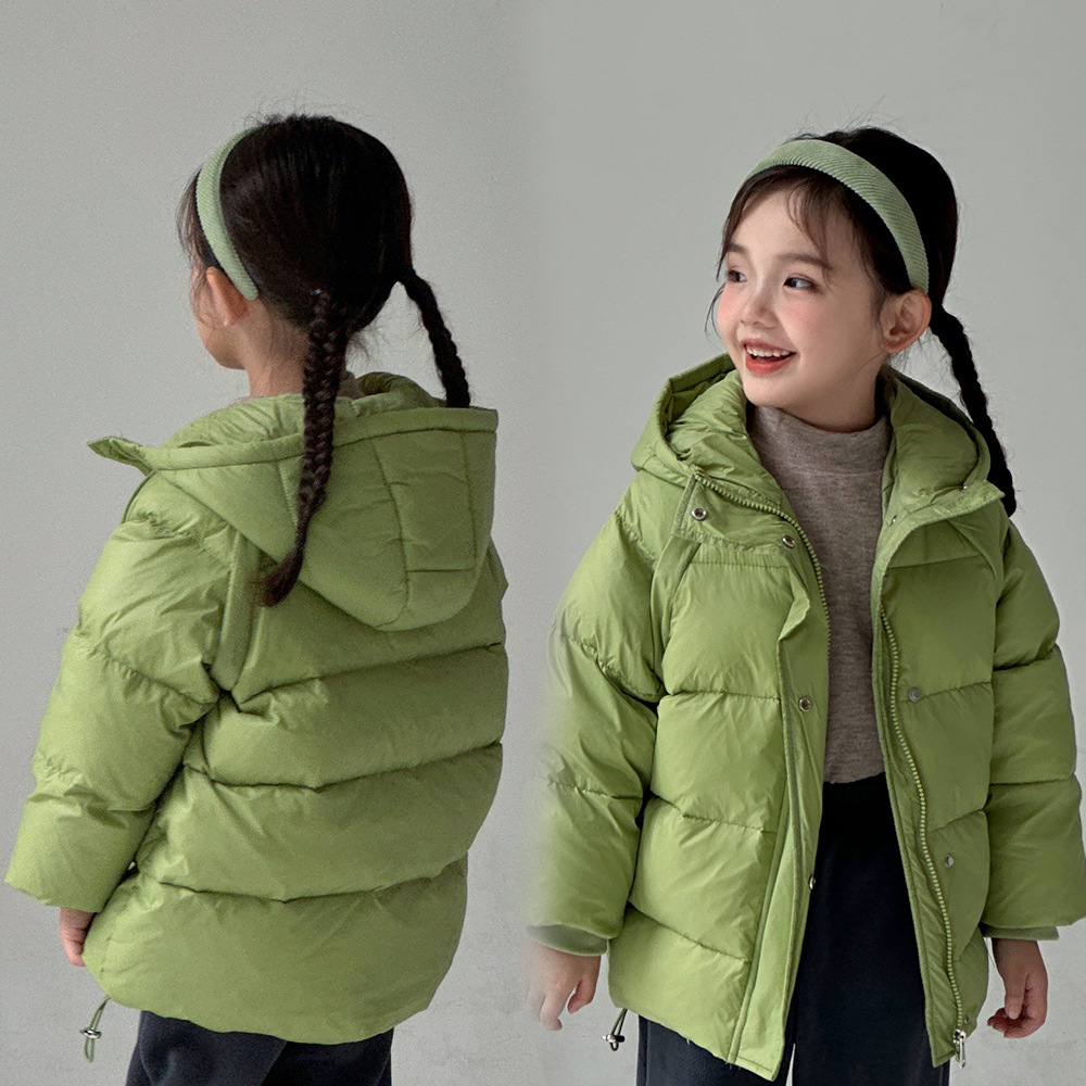 Velvet down jacket