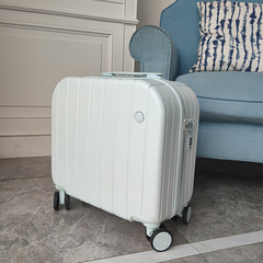 Luggage suitcase 18-inch female student small lightweight rolling carry-on bag for children 20-inch silent swivel wheel lockable travel case