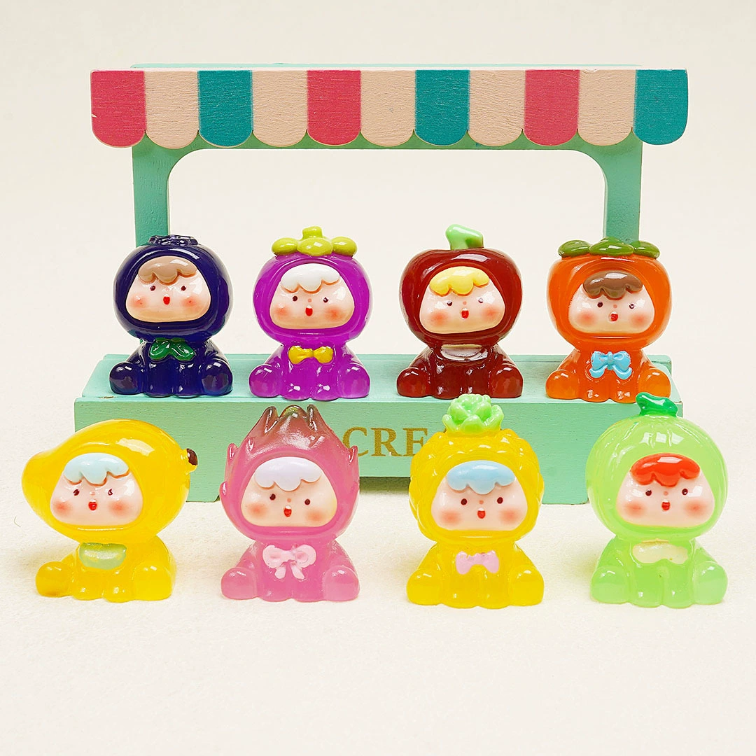 Светящиеся фруктовые детеныши четырех поколений