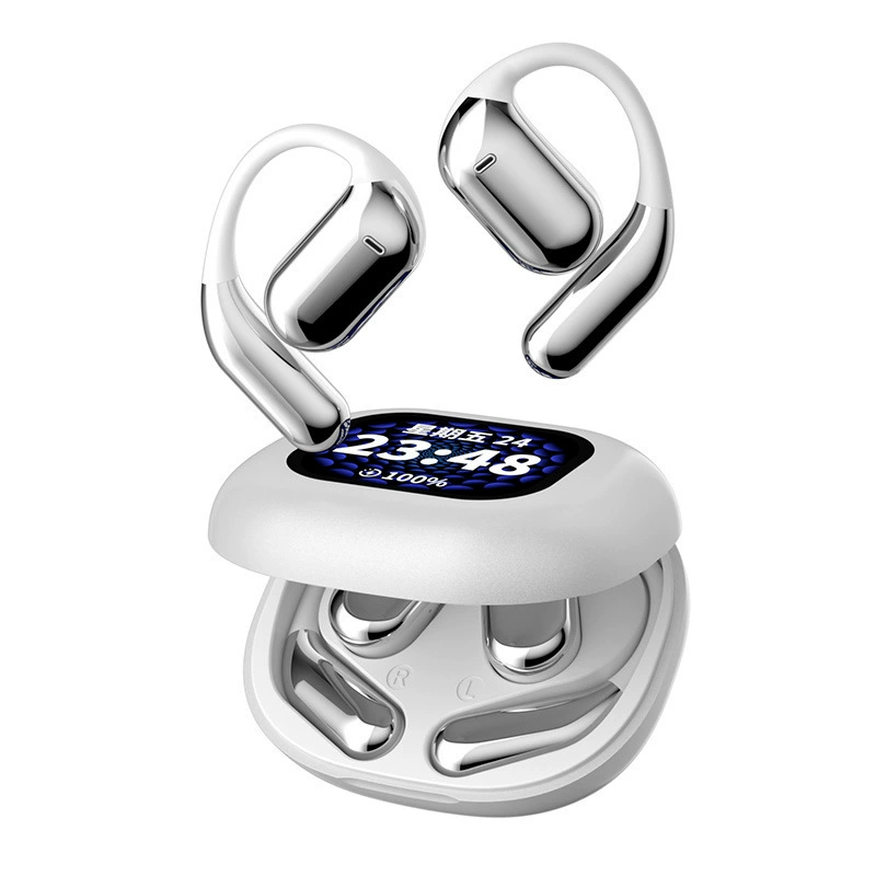 Наушники Pro, удлинённые умные дужки для ушей, Bluetooth, с LED-дисплеем