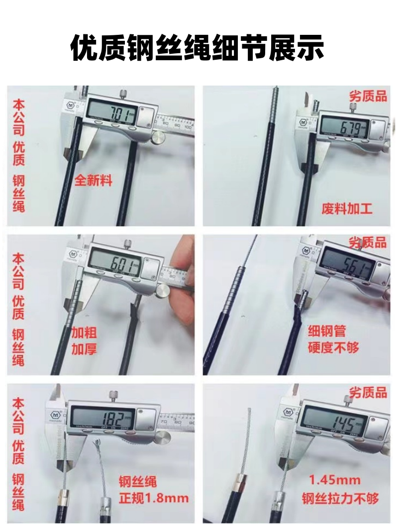 ✅ Wire Rope Remote Control Mechanism Smoke Exhaust Fire Damper Actuator Wire Rope Remote Execution Black with Sheath