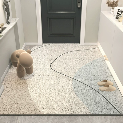 Japanese-style silk ring mat rubs dirt and mud entrance bathroom non-slip mat can be cut from stock (Avtomobil döşəmə paspasları) - dream-catcher-4060cm