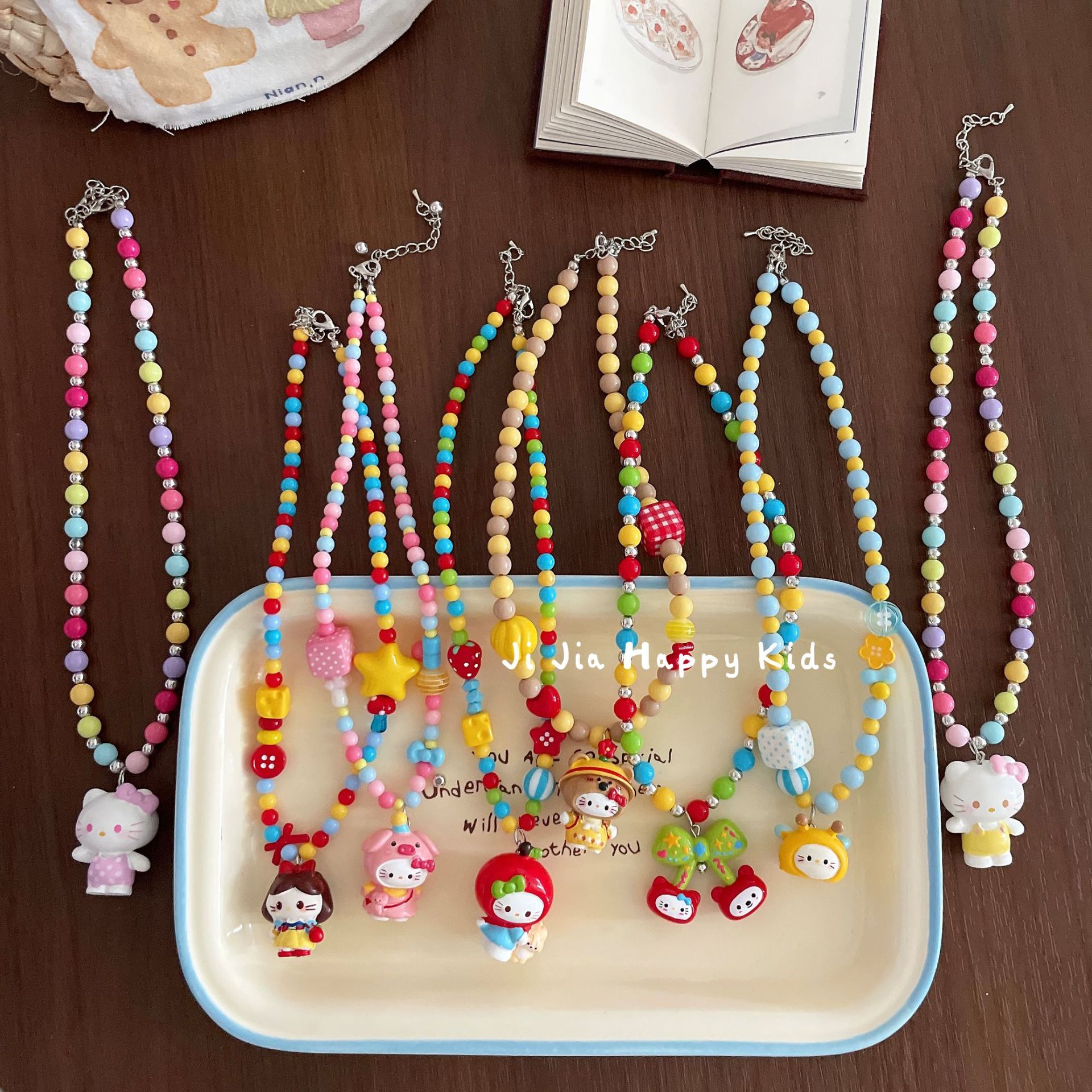 cute necklace from pearl