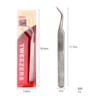 Universal crooked tweezers for manicure