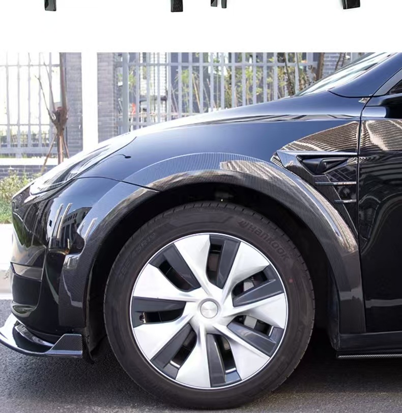 Suitable for Tesla Model wheel eyebrow wide body wheel eyebrow fender model tire protection eyebrow decoration accessories