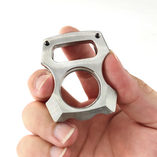 Solid Stainless Steel Window-Breaking Escape Tool, Multifunctional Edc Outdoor Self-Defense Finger Tiger, Bottle Opener, Ring Pendant